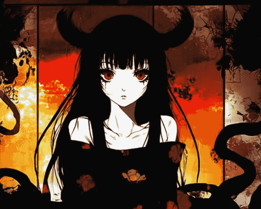 Hell Girl Anime Art Diamond Painting