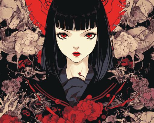 Hell Girl Anime Diamond Painting