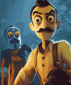 Hello Neighbor Animation Diamond Painting