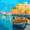 Heraklion Seascape Diamond Painting