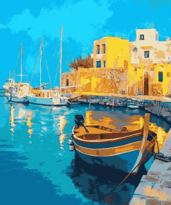 Heraklion Seascape Diamond Painting