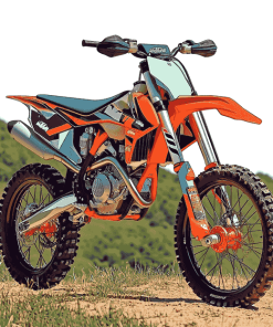 High-Performance Ktm 250 Bike Diamond Painting