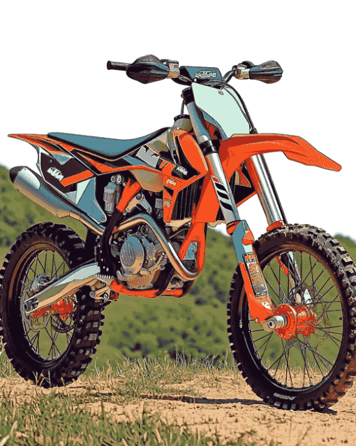 High-Performance Ktm 250 Bike Diamond Painting