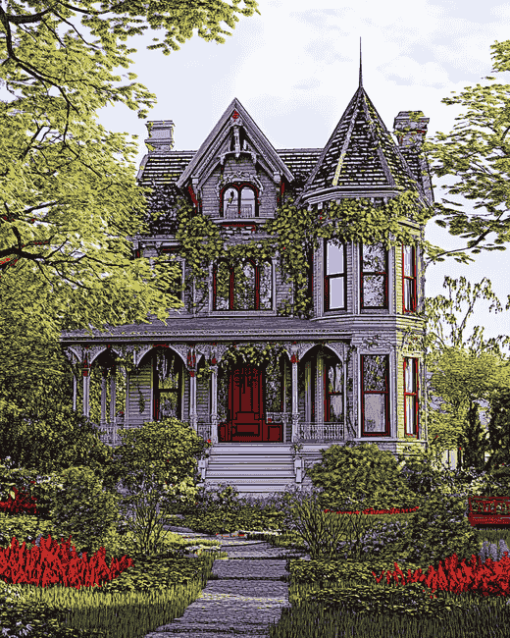 Historic House Diamond Painting