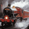 Hogwarts Express Steam Train Diamond Painting