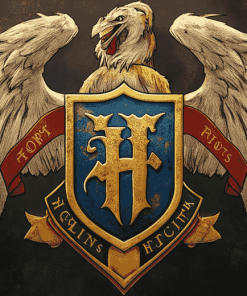 Hogwarts House Crests Diamond Painting