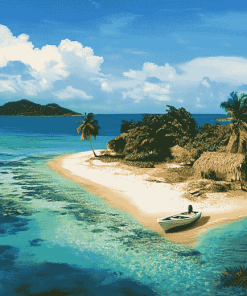 Honduras Beaches Seascapes Diamond Painting