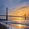 Hull Humber Bridge Seaside Diamond Painting