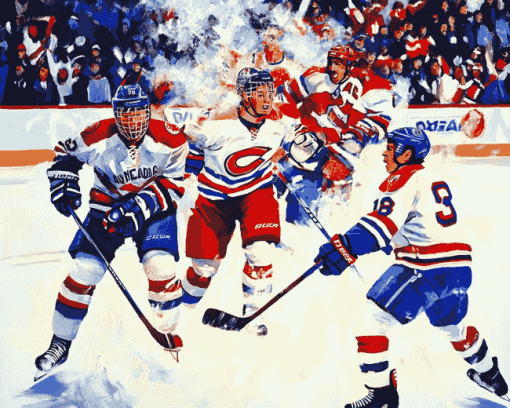 Ice Hockey Legends Miracle On Ice Diamond Painting