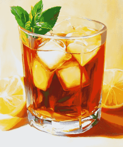 Ice Tea Inspired Diamond Painting