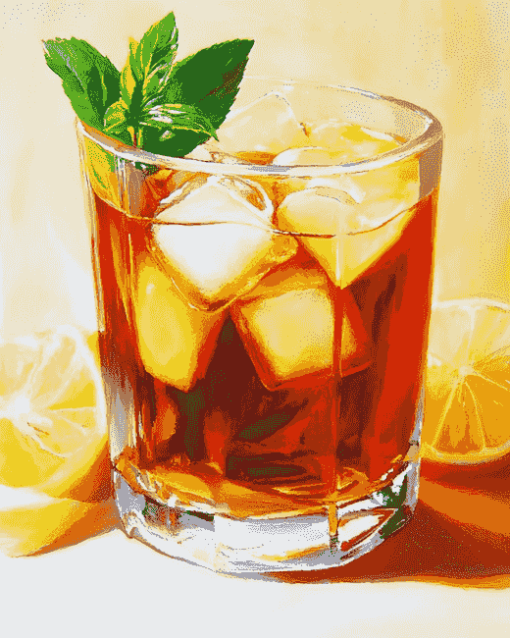 Ice Tea Inspired Diamond Painting