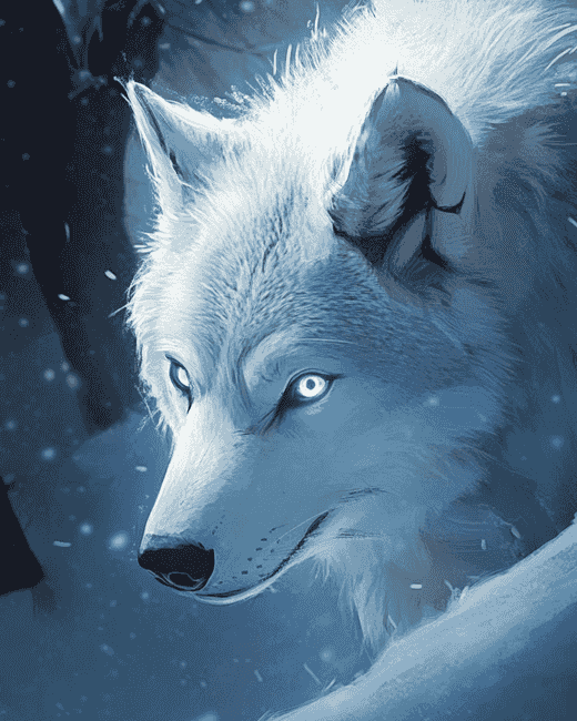 Finalizing Ice Wolf Artwork