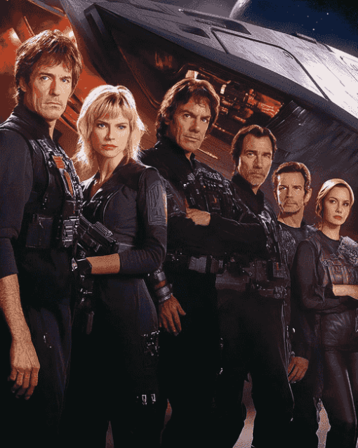 Iconic Battlestar Galactica Film Series Diamond Painting