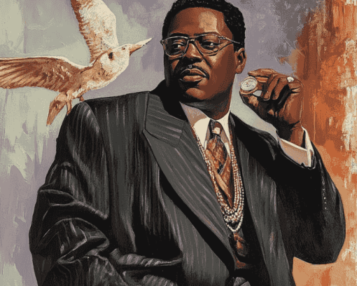 Iconic Bernie Mac Celebrity Diamond Painting