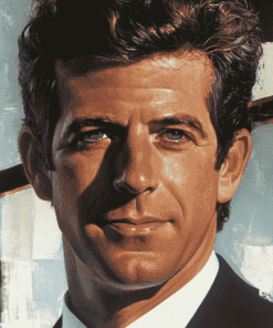 Iconic John Kennedy Jr Diamond Painting