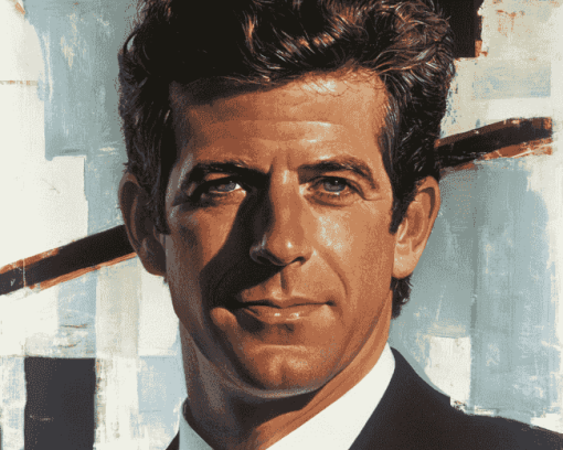 Iconic John Kennedy Jr Diamond Painting