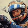 Iconic Kyle Larson Race Driver Diamond Painting