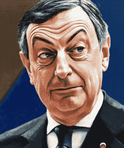 Iconic Mario Draghi Diamond Painting