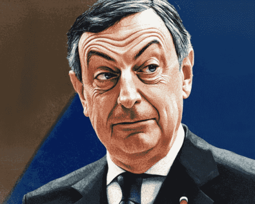 Iconic Mario Draghi Diamond Painting