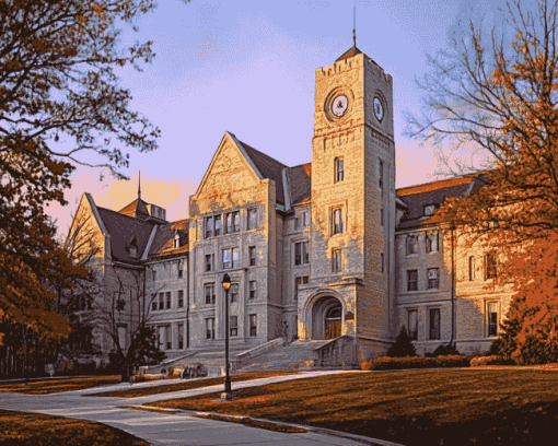 Indiana University Campus Diamond Painting