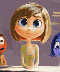 Inside Out Characters Joy Diamond Painting