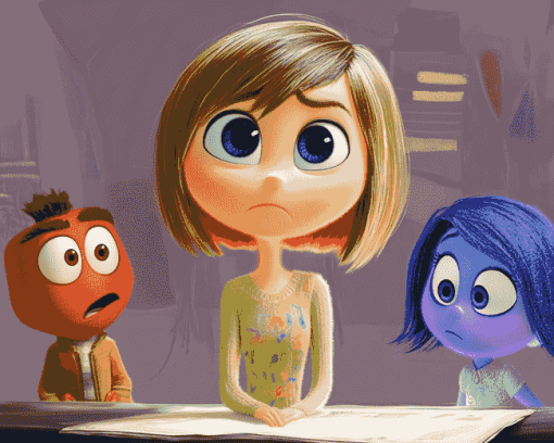 Inside Out Characters Joy Diamond Painting