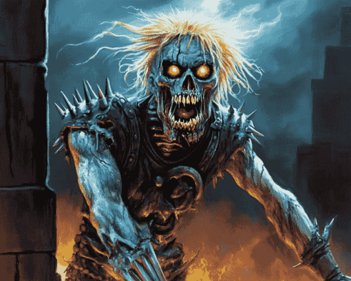 Iron Maiden Video Game Diamond Painting