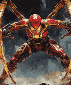 Iron Spider Hero Diamond Painting