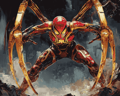 Iron Spider Hero Diamond Painting