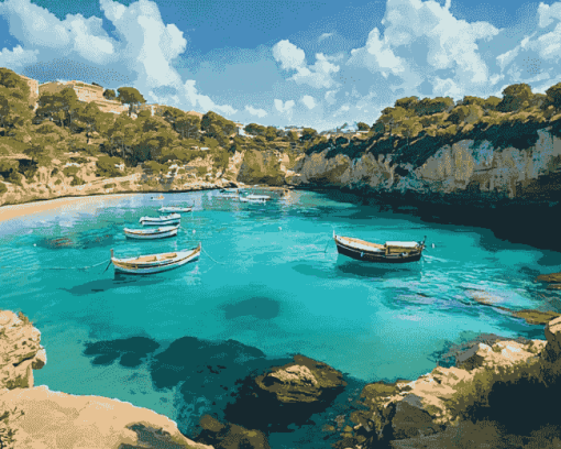 Island Seascapes Mallorca Diamond Painting