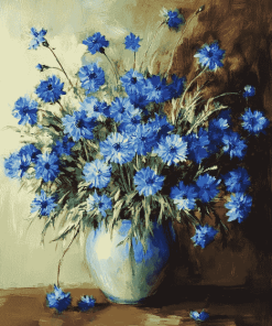 Issac Levitan Cornflowers Diamond Painting