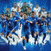 Italy Azurri Football Team Diamond Painting