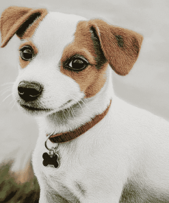 Jack Russell Terrier Puppies Diamond Painting