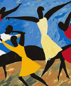 Jacob Lawrence Abstract Masterpieces Diamond Painting