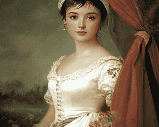 Jane Austen Vintage Diamond Painting