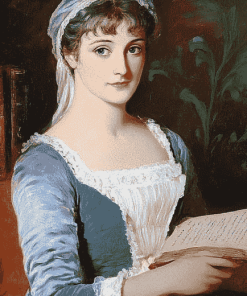 Jane Austen Vintage Women Diamond Painting