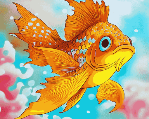 Japanese Fish Animations Diamond Painting