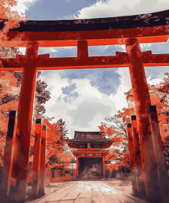 Japanese Fushimi Inari Shrine Diamond Painting