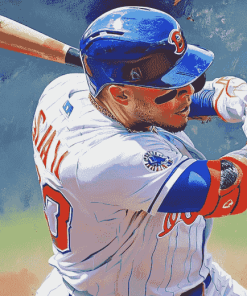 Javier Baez Famous Baseballer Diamond Painting