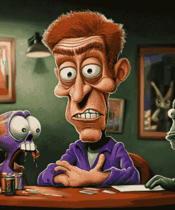 Jeff Dunham Cartoons Diamond Painting