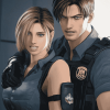 Jill And Leon Resident Evil Diamond Painting