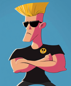 Johnny Bravo Cartoon Diamond Painting