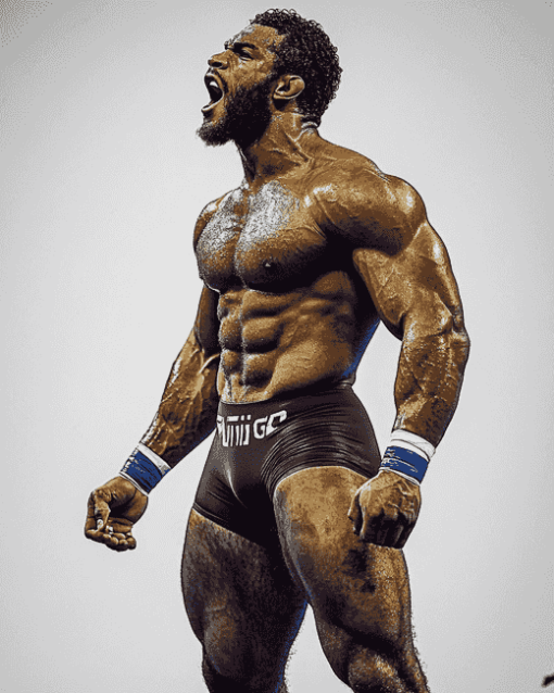 Jordan Burroughs Olympic Legend Diamond Painting