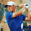 Jordan Spieth Famous Golfer Diamond Painting