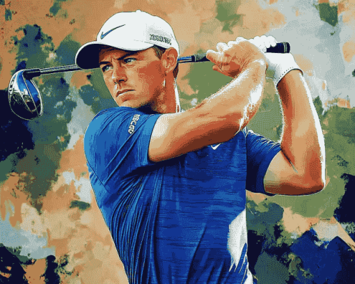 Jordan Spieth Famous Golfer Diamond Painting