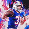 Josh Allen Football Star Diamond Painting