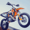 KTM 450 Adventure Motorbike Diamond Painting