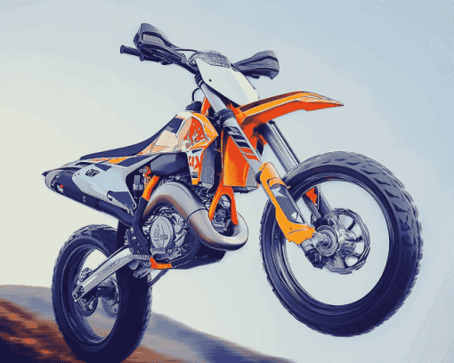 KTM 450 Adventure Motorbike Diamond Painting