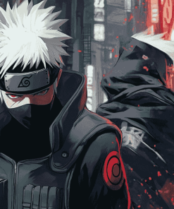 Kakashi and Gojo Anime Diamond Painting