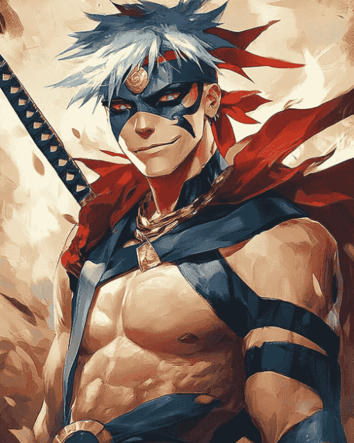 Kamina Anime Adventure Diamond Painting